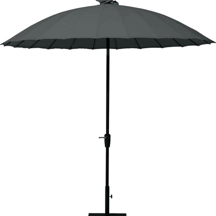 4 Seasons Outdoor Shanghai Parasol 300 cm Ø Holzkohle