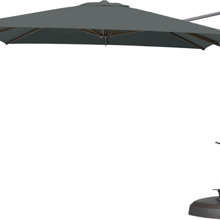 4 Seasons Outdoor Parasol Siesta 300 x 300 cm Holzkohle