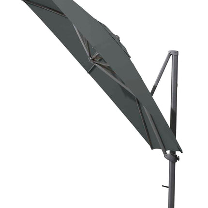 4 Seasons Outdoor Parasol Siesta 300 x 300 cm Holzkohle