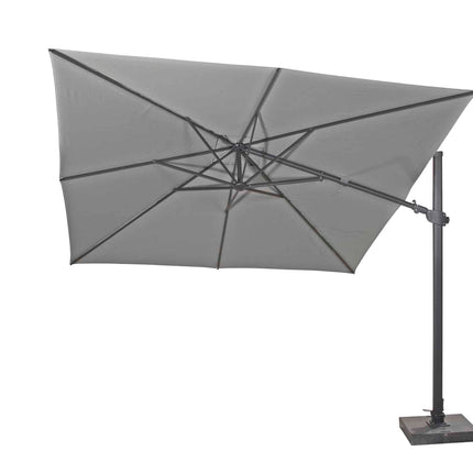 4 Seasons Outdoor Parasol Siesta Premium 300 x 300 cm Holzkohle