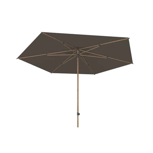 4 Seasons Outdoor Azzurro 300 cm Ø antraciet met houtlook frame