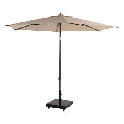 4 Seasons Outdoor Azzurro 300 cm. Ø beach met wenge frame