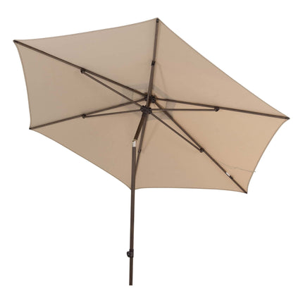 4 Seasons Outdoor Azzurro 300 cm. Ø beach met wenge frame