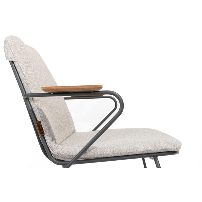 4 Seasons Outdoor Veneto Dining Anthrazit + Geschmack 4SO Liam Teak Tabelle 240 cm