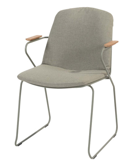 4 Seasons Outdoor Veneto Dining Anthrazit + Geschmack 4SO Liam Teak Tabelle 240 cm