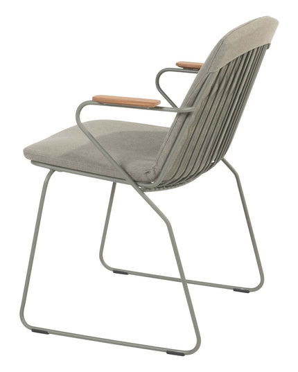 4 Seasons Outdoor Veneto Dining Anthrazit + Geschmack 4SO Liam Teak Tabelle 240 cm
