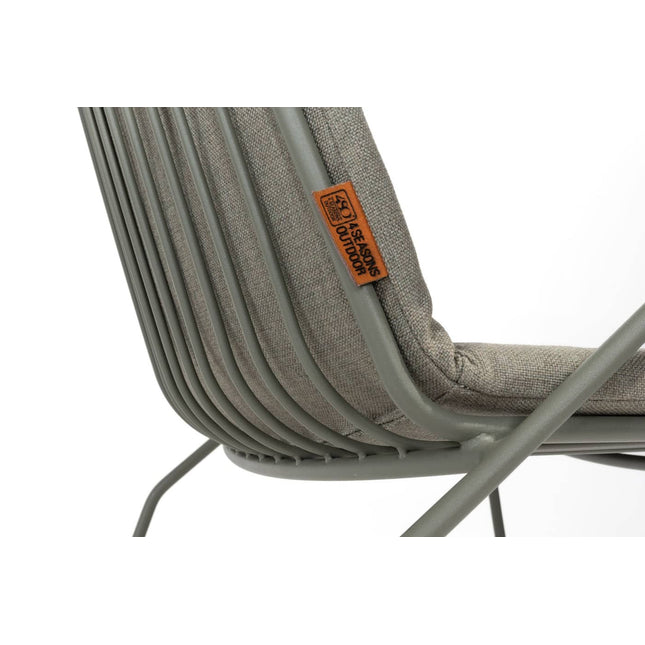 4 Seasons Outdoor Veneto Dining Olive + Geschmack 4SO Liam Teak Tabelle 180 cm
