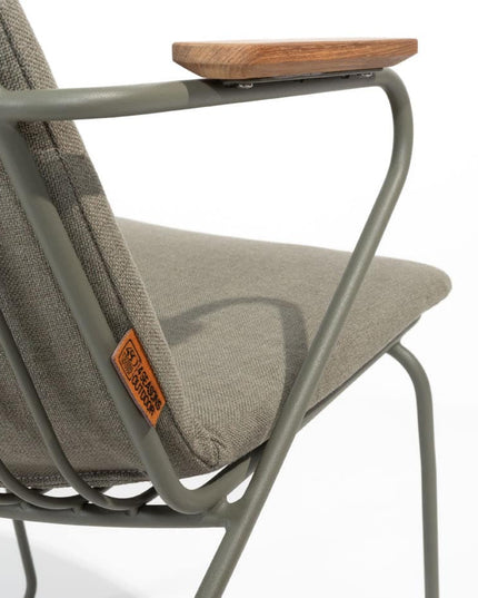 4 Seasons Outdoor Veneto Dining Anthrazit + Geschmack 4SO Liam Teak Tabelle 240 cm