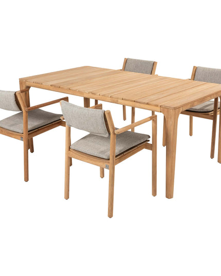 4 Seasons Outdoor Levi Stapelbares Essen + Geschmack 4SO Liam Teak Tabelle 180 cm