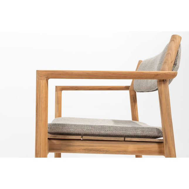 4 Seasons Outdoor Levi Stapelbares Essen + Geschmack 4SO Prado Teak Tabelle 160 Ø CM