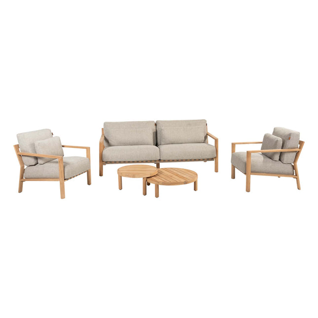4 Seasons Outdoor Lucas Lounge Set + Finn -Kaffeetische