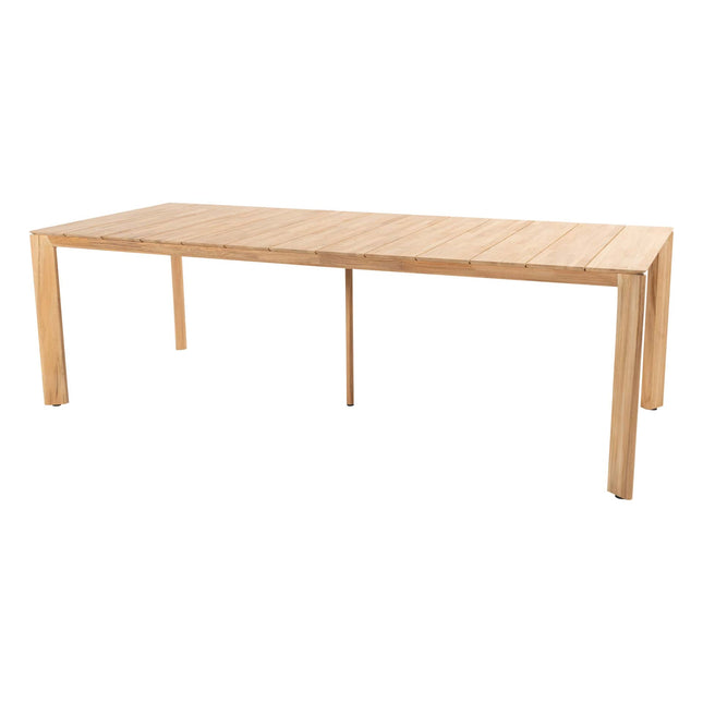 4 Seasons Outdoor Murcia dining olive + Lucas teak tafel 240 x 100 cm