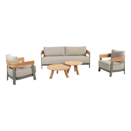 4 Seasons Outdoor Cosmic salontafel teak 78 cm. Ø (H 35 cm)