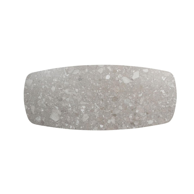 4 Seasons Outdoor Aprilla Ess Anthrazit + Montana Tisch Fass Keramik Terrazzo 240 x 103 cm