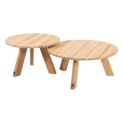 4 Seasons Outdoor Cosmic salontafel teak 78 cm. Ø (H 35 cm)