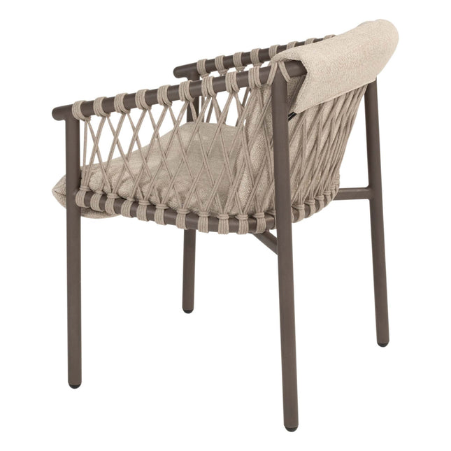 4 Seasons Outdoor Allora dining stoel terre incl. kussen