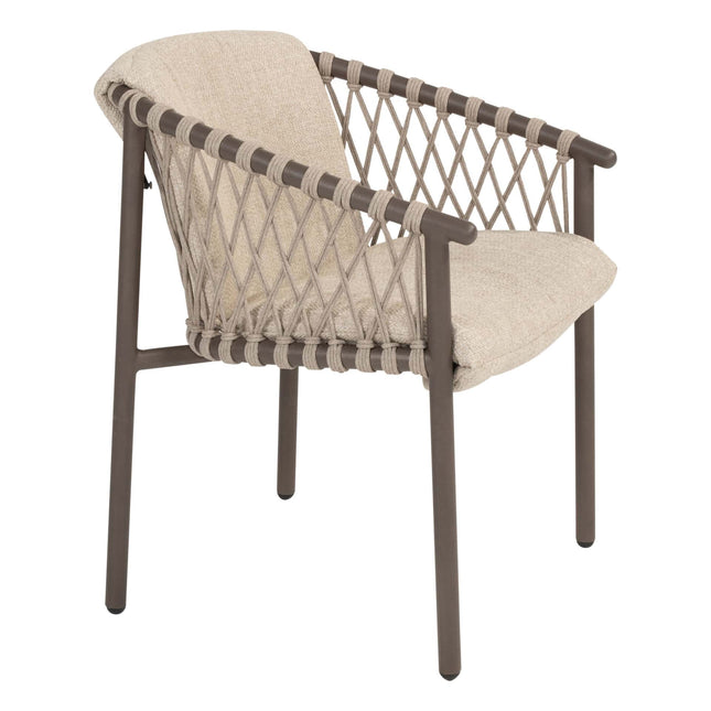 4 Seasons Outdoor Allora dining stoel terre incl. kussen