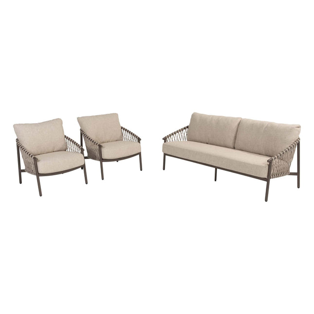 4 Seasons Outdoor Allora loungeset zonder salontafel