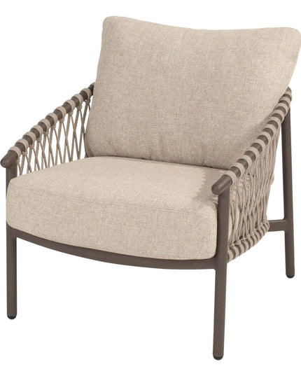 4 Seasons Outdoor Allora loungeset + Sofie salontafels terre