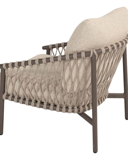4 Seasons Outdoor Allora Bistro Lounge Set + Boaz Seitentabelle 45 Ø CM Terre