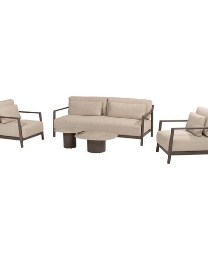 4 Seasons Outdoor Capresi Lounge Set + Sofie -Kaffeetische