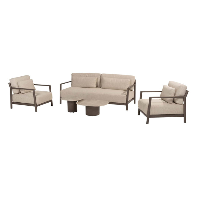 4 Seasons Outdoor Capresi loungeset + Sofie salontafels