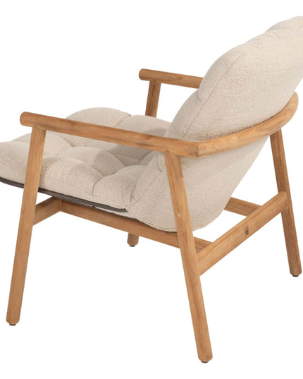 4 Seasons Outdoor Samos Bistro Lounge Set + Finn Coffee Teak Teak 60 Ø CM