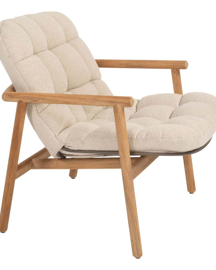 4 Seasons Outdoor Samos Bistro Lounge Set + Finn Coffee Teak Teak 60 Ø CM