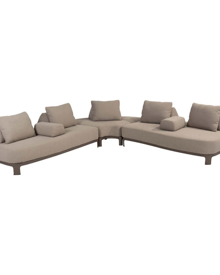 4 Seasons Outdoor Santorini hoekbank zonder salontafel