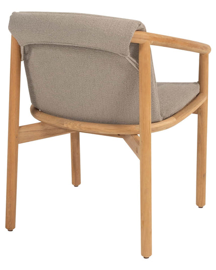 4 Seasons Outdoor Tess dining + Taste 4SO Capri tafel barrel-vorm teak 280 x 110 cm