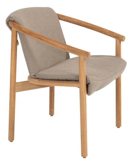4 Seasons Outdoor Tess dining + Taste 4SO Capri tafel barrel-vorm teak 280 x 110 cm