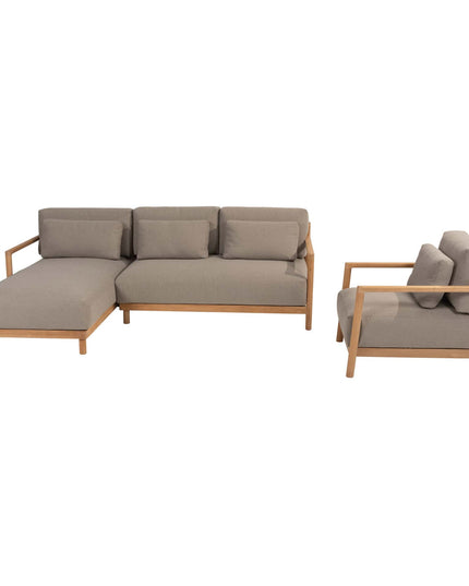4 Seasons Outdoor Marie Chaise Lounge Bank + Lounge Stuhl