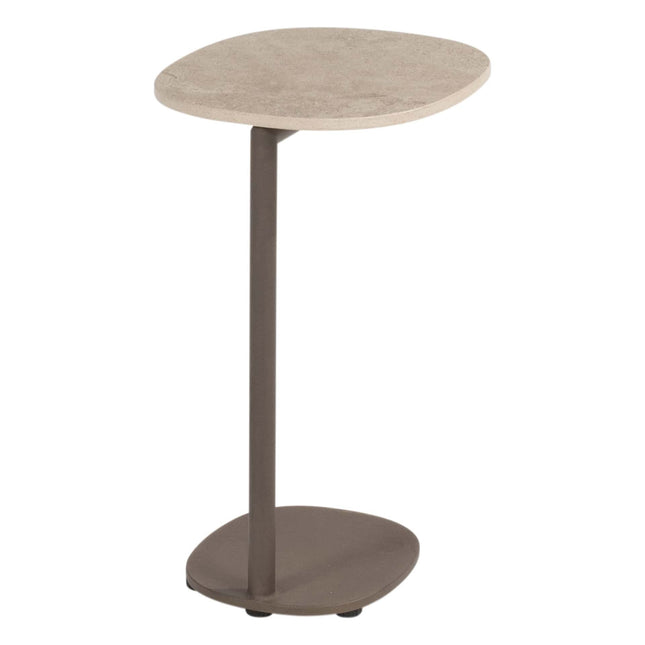 4 Seasons Outdoor Sofie bijzettafel met keramisch tafelblad 35 x 30 x 50 cm terre