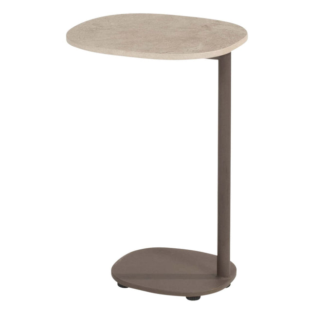4 Seasons Outdoor Sofie bijzettafel met keramisch tafelblad 35 x 30 x 50 cm terre