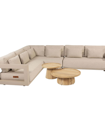 4 Seasons Outdoor Metropolitan loungeset latte + Pablo salontafels
