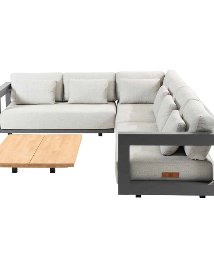 4 Seasons Outdoor Metropolitan Lounge Set Links + Kaffeetisch 120 cm