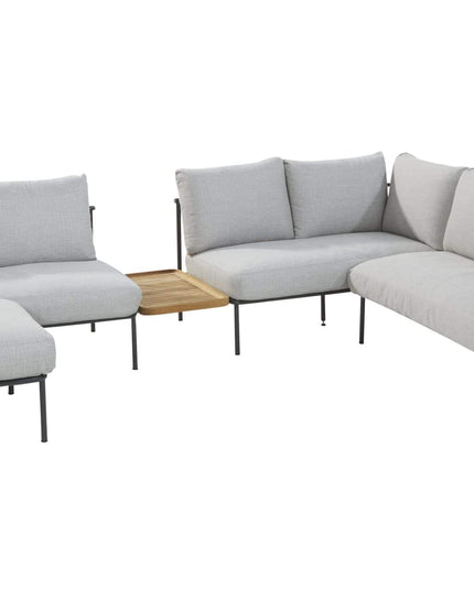 4 Seasons Outdoor Figaro loungeset + tussentafel + salontafel 75 x 75 cm