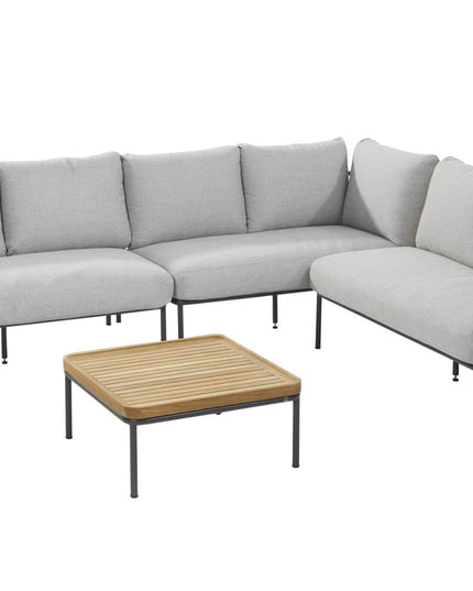 4 Seasons Outdoor Figaro modulair loungeset + salontafel 75 x 75 cm