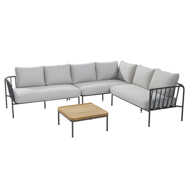 4 Seasons Outdoor Figaro modulair loungeset + salontafel 75 x 75 cm