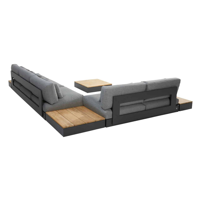 4 Seasons Outdoor Ibiza hoekelement/salontafel 84 x 84 cm. teak