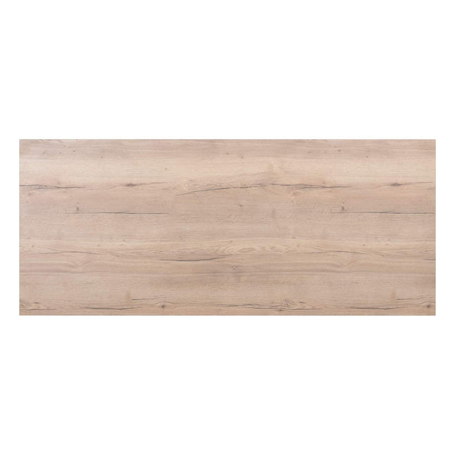 4 Seasons Outdoor Fabrice Essanthrazit + Minerva -Tisch mit HPL Blattholz Look 220 cm