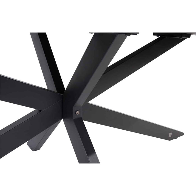 Taste 4SO Barista Dining Anthrazit + 4 Seasons Outdoor privada tisch HPL oval 240 cm
