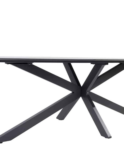 4 Seasons Outdoor Veneto dining antraciet + Privada tafel ovaal HPL blad 240 cm