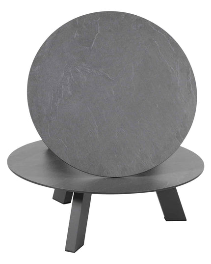 4 Seasons Outdoor Meteoro Lounge Set + Mitte + Kosmische Kaffeetische HPL