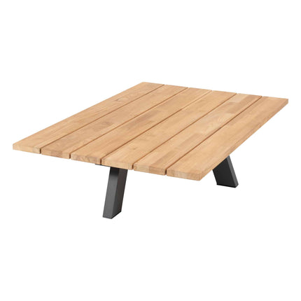 4 Seasons Outdoor kosmischen Kaffeetisch mit Teaktisch 120 x 78 x 25 cm