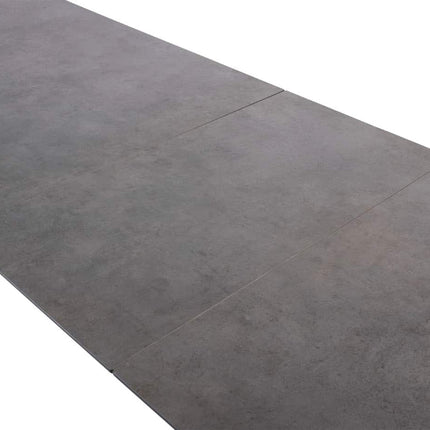 4 Seasons Outdoor Goa uitschuifbare eettafel met HPL tafelblad slate antraciet 180-230-280 x 95 cm.