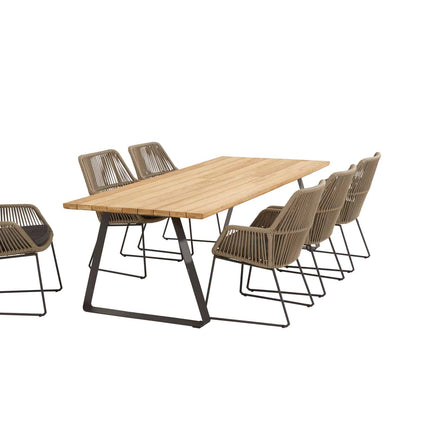 Taste 4SO Basso tafel natural teak 240 x 100 cm