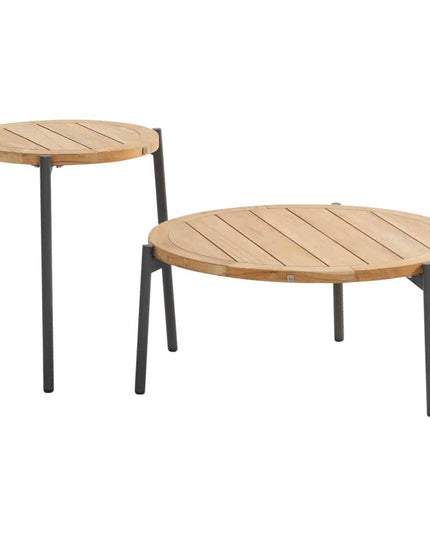 4 Seasons Outdoor Calpi Lounge Set mit Fußschemel + Yoga -Kaffeetische