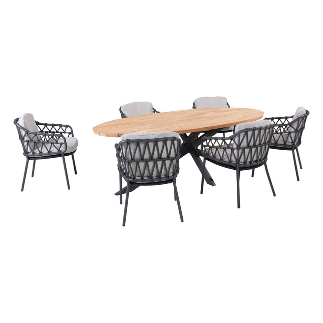 4 Seasons Outdoor Calpi dining stoel incl. 2 kussens