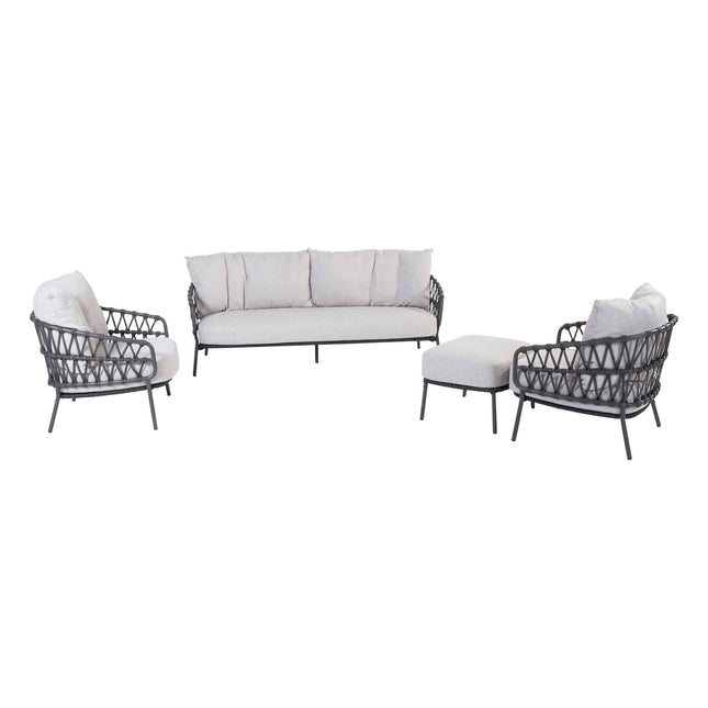 4 Seasons Outdoor Calpi Lounge Set ohne Couchtisch